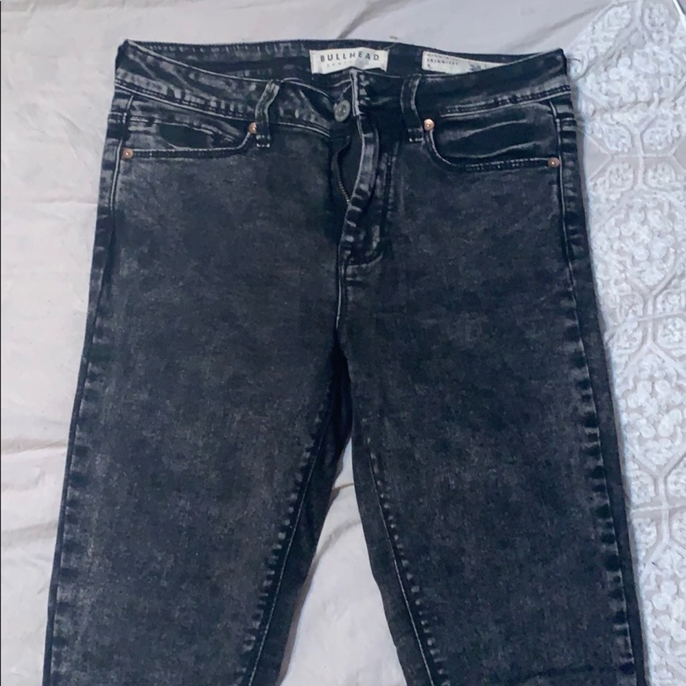 Bullhead high rise skinny jeans